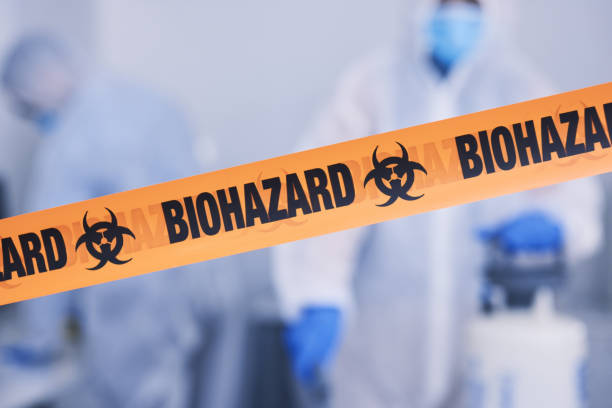 Professional Blood Cleanup technician working in North Arlington, NJ